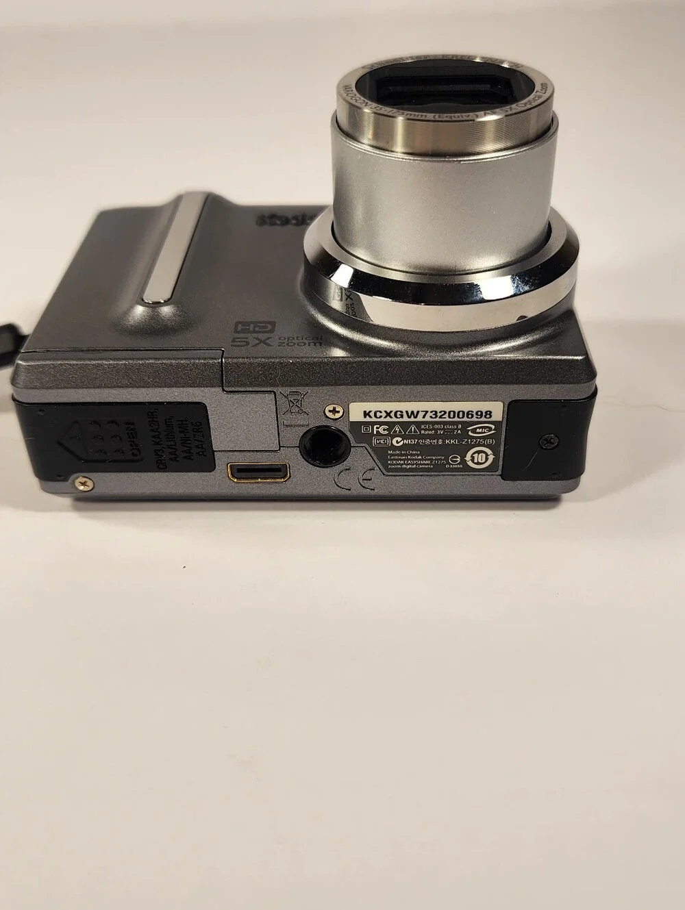 Kodak Easyshare Z1275 12Mp Camera With 5x Zoom Schneider Kreuznach Lens (Tested)